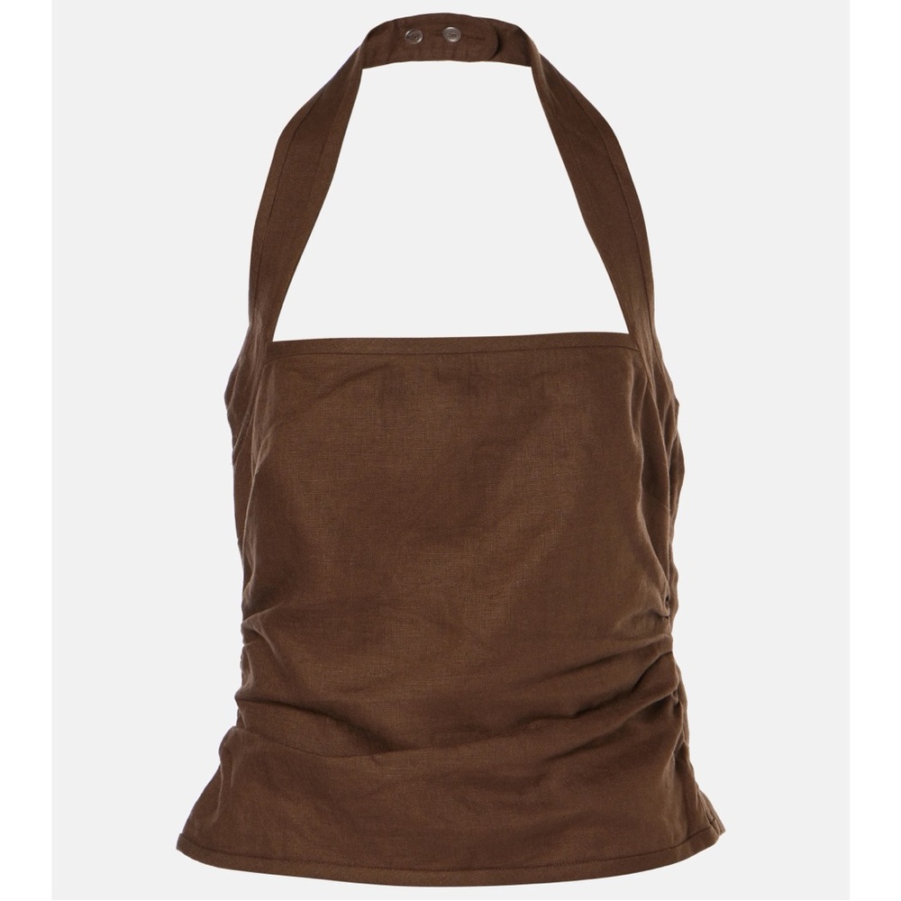 NWT Sir Jerry Halter Top in Chocolate